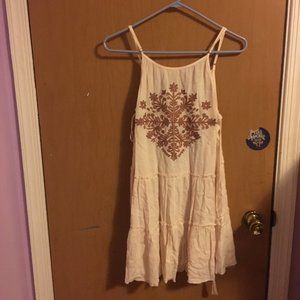 Super cute light pink boho dress
